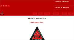 Desktop Screenshot of nationalmartialartstn.com
